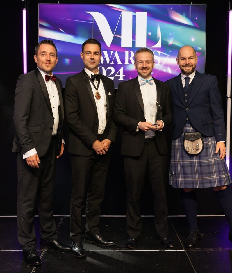 Steven Appleton at the Manchester Legal Awards ceremony 2024
