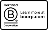 B Corp logo black wide