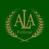 A green background with a central emblem featuring the letters "AAA" and the word "Fellow" beneath, surrounded by stylised wheat or barley stalks forming a shield-like shape.