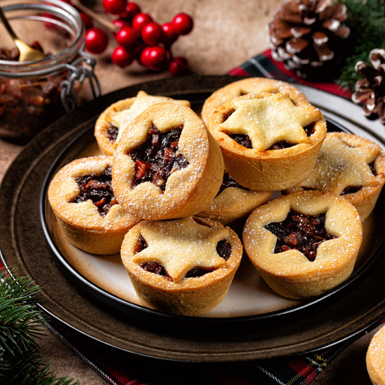 A plate of mincepies
