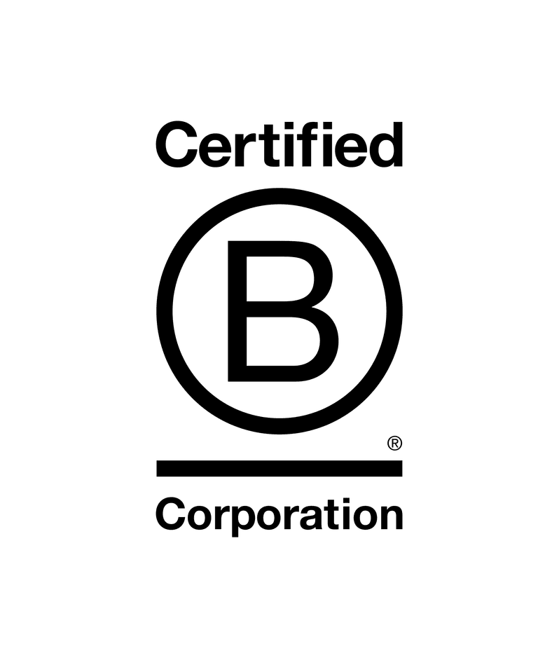 B Corp logo black white square