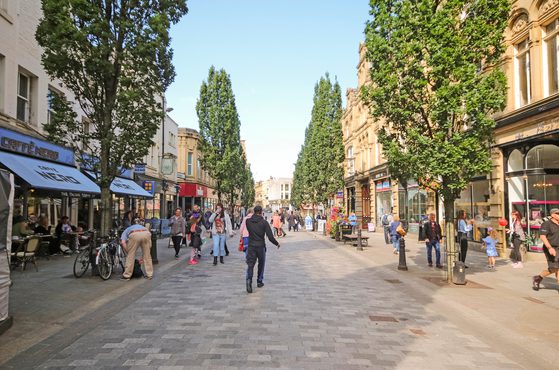 High street Halifax Calderdale