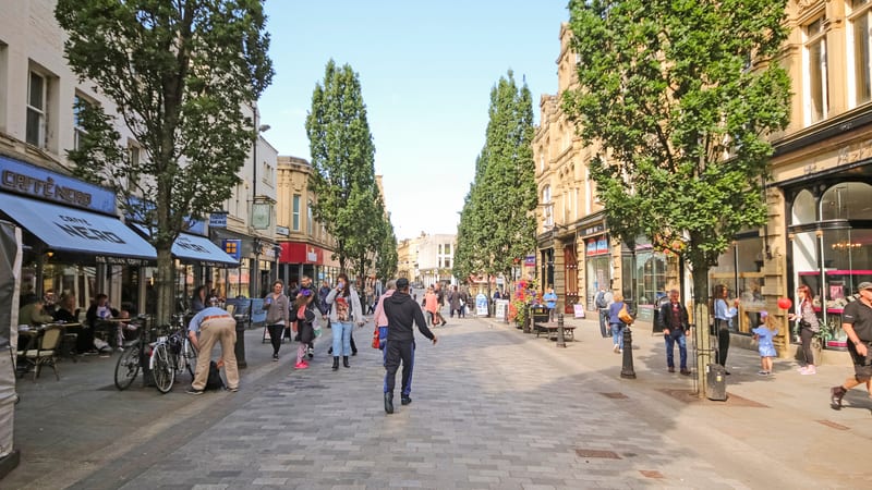 High street Halifax Calderdale