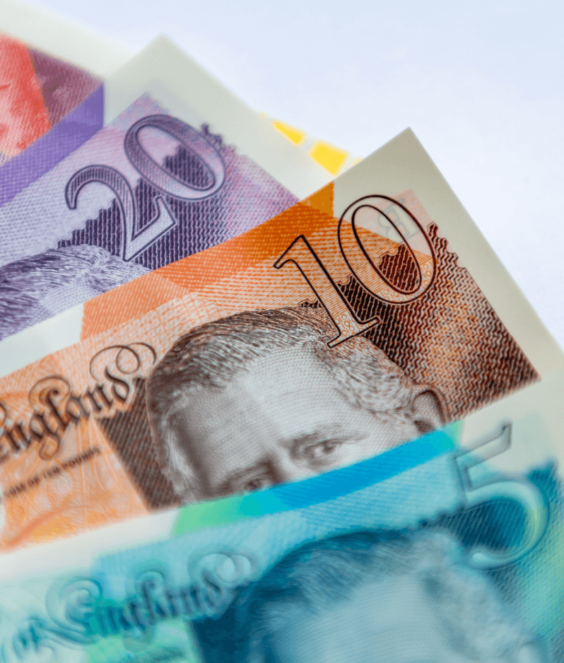 King Charles III bank notes