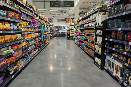 MS supermarket shelves