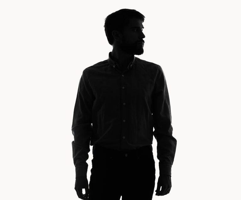 Male silhouette