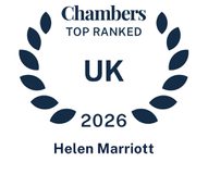 Chambers Top Ranked UK 2026 badge with a laurel wreath around the text.