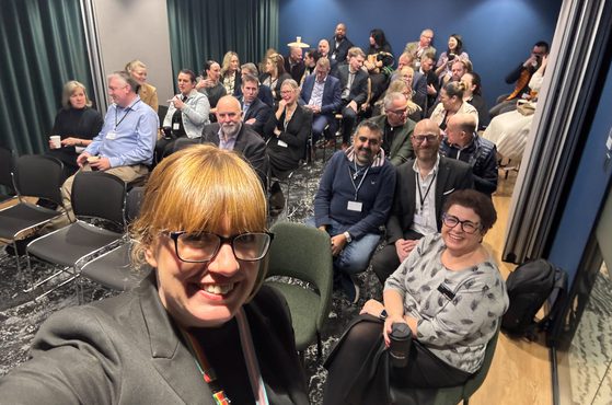 Nikki Whittle selfie at Business Club event