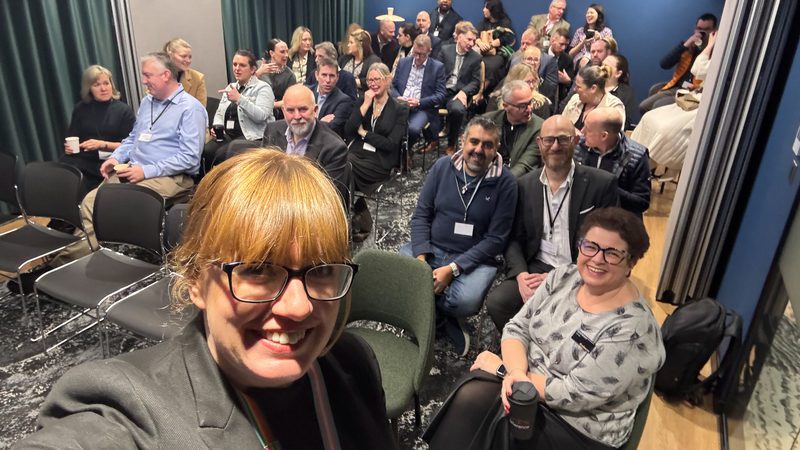 Nikki Whittle selfie at Business Club event
