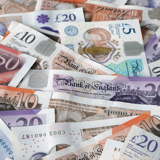 Sterling bank notes