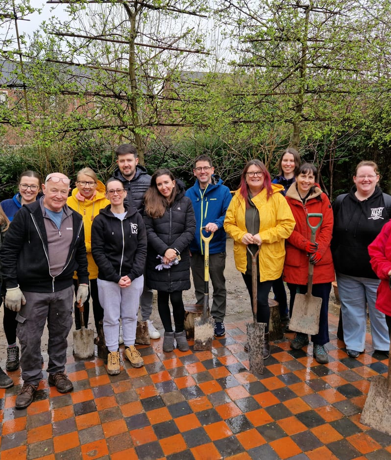 The Brabners team at Rotunda allotment
