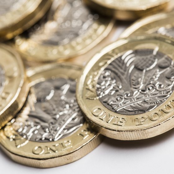 British pound coins