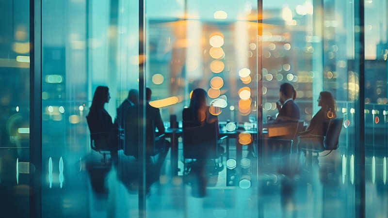 Business management board meeting