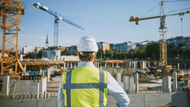 Approved inspector replaced by Registered Building Control Approvers, inspects construction site