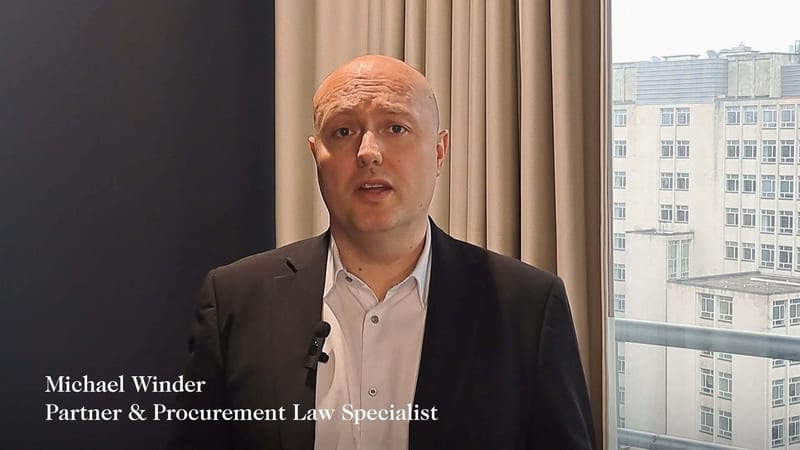 Michael Winder Partner & Procurement Law Specialist (pictured) explains procedures, objectives and transparency requirements under the Procurement Act