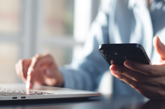 A business owner researches their business rates