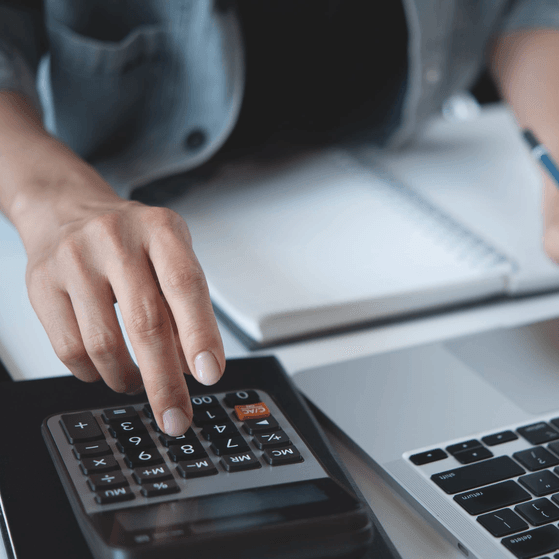 An employer calculates their rising costs