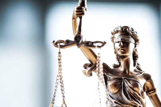 scales of justice gold